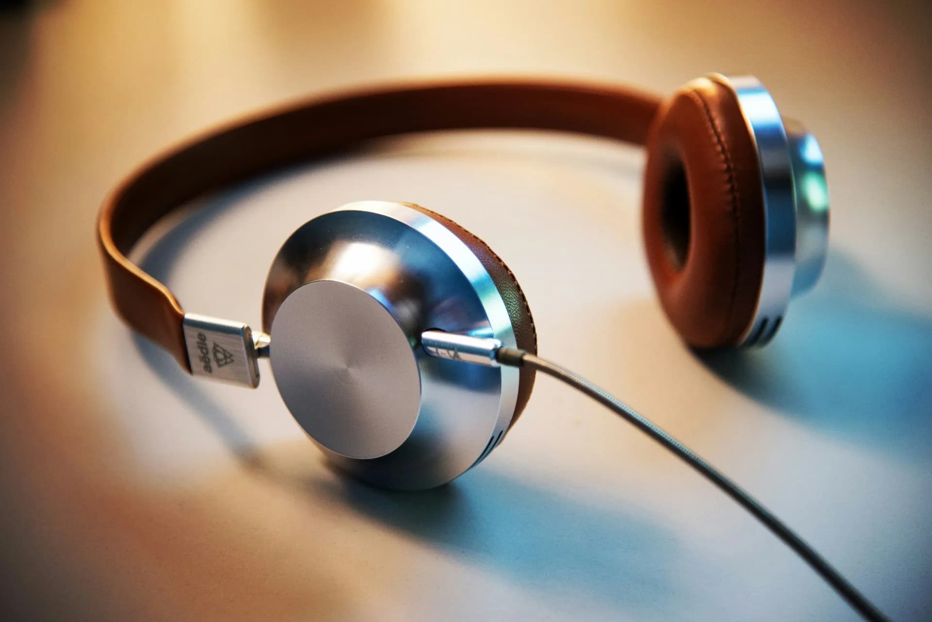 Studio headphones for audio mixing in corporate video post-production